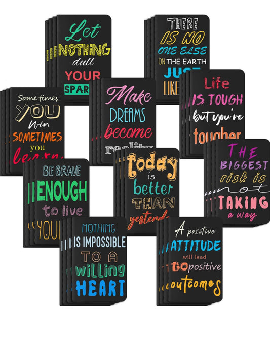 Mini motivational journals