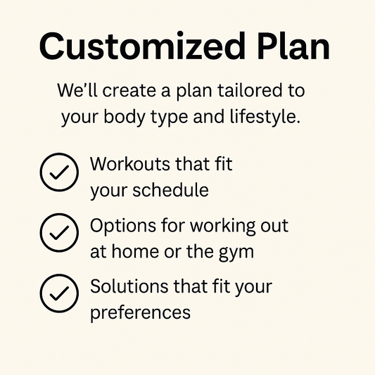 Customized weight loss plan (made perfectly for you)